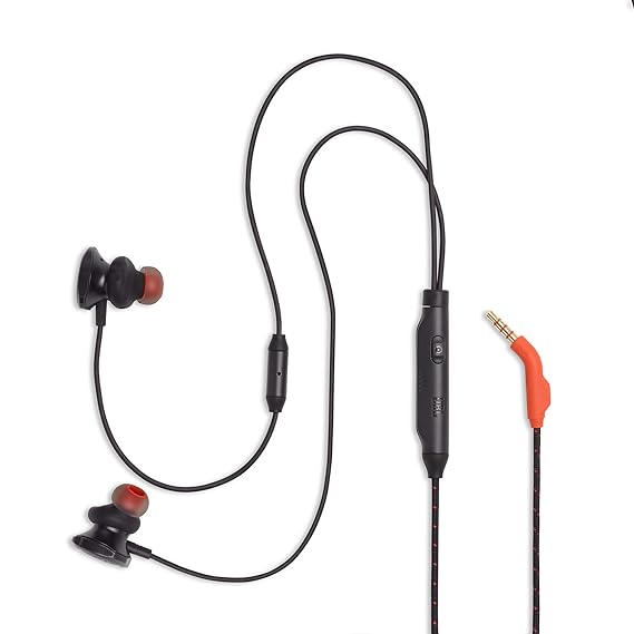 Open Box, Unused JBL Quantum 50 Twist-Lock Technology Wired in Ear Gaming Earphones