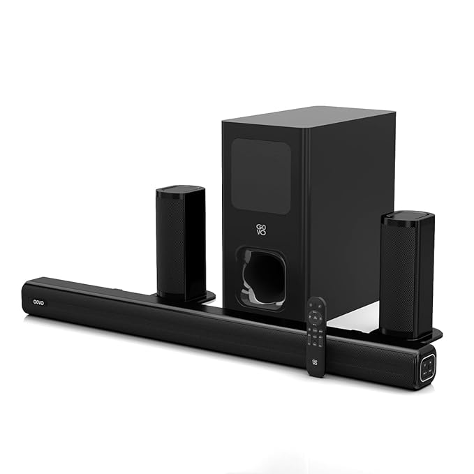 Open Box Unused GOVO GoSurround 955 200W Sound bar, 5.1 Channel Home Theatre, Mega subwoofer