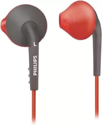 Open Box, Unused Philips SHQ1200/10 Wired without Mic Headset Orange & Grey In the Ear Pack of 2