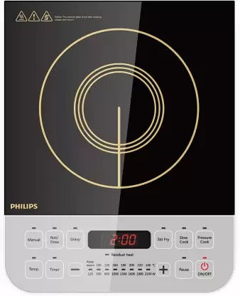 Open Box, Unused Philips HD4928/01 Induction Cooktop  Black Push Button