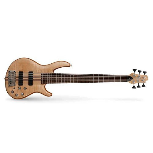 Cort A6 Plus FMMH-OPN 6 String Bass Guitar Open Pore Natural