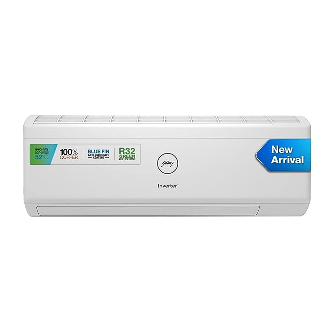 Open Box, Unused Godrej 1.5 Ton 5 Star, 5-in-1 Convertible Cooling, Inverter Split AC 18IINV5R32 WWR White