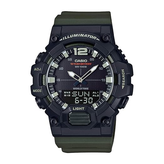 Casio Men Digital Green Digital Watch D155 HDC-700-8AVDF