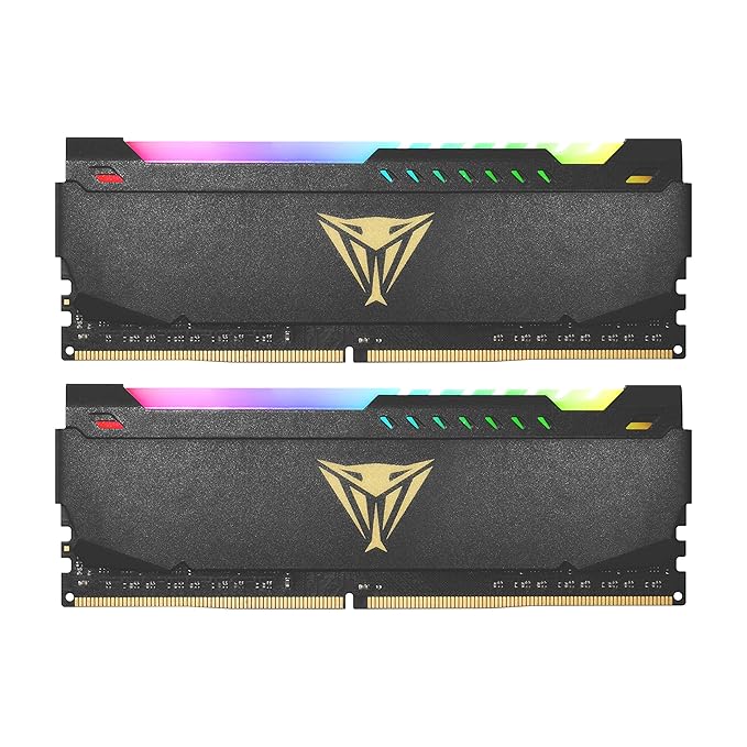 Open Box Unused Patriot Memory Viper Steel RGB DDR4 16GB (2x8GB) Kit 3200MHz CL16 1.35V Limited UDIMM RGB Desktop Memory w Heat Sink PVSR416G320C6K