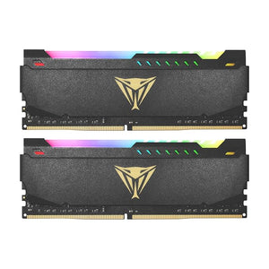 Open Box Unused Patriot Memory Viper Steel RGB DDR4 16GB (2x8GB) Kit 3200MHz CL16 1.35V Limited UDIMM RGB Desktop Memory w Heat Sink PVSR416G320C6K