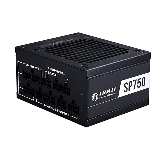 Open Box Unused Lian Li SP 750 PSU UK 750 Watt Fully Modular 80 Plus Gold- Performance SFX Form Factor Power Supply