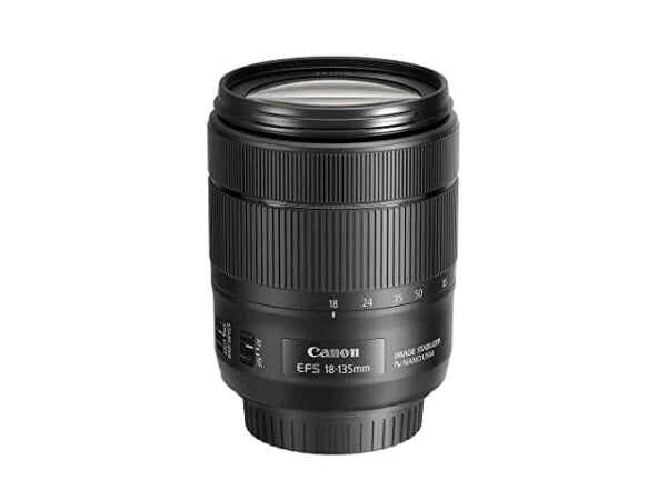Used Canon EF-S 18-135mm f/3.5-5.6 Image Stabilization USM Lens Black