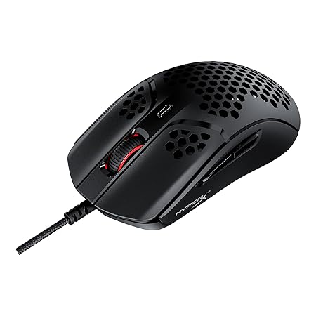 Open Box Unused HyperX Pulsefire Haste USB Ultra Lightweight, 59g, Hex Design, Honeycomb Shell, Hyperflex Cable, Up to 16000 DPI