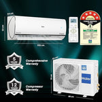 Load image into Gallery viewer, Open Box, Unused Haier 1.5 Ton 5 Star Heavy Duty Hexa Inverter Split AC Copper, 7 in 1 Convertible, Anti Bacterial Filter, Cools at 60 C Temp, 20 Mtrs Air Throw HSU19K-PYC5BN-INV,White, 2024 Model
