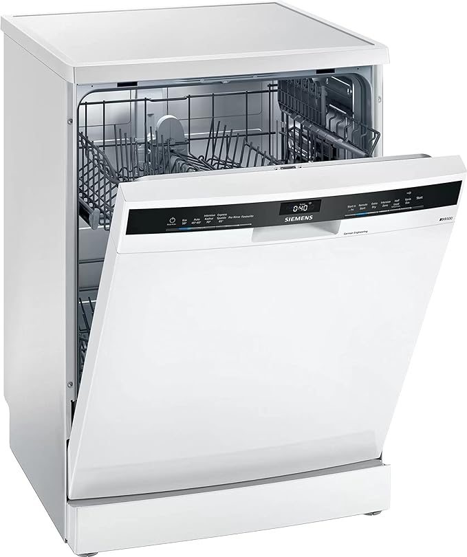 Siemens iQ500 free Standing Dishwasher White SN25IW00TI