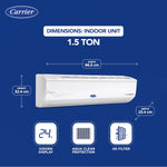 Load image into Gallery viewer, Open Box, Unused Carrier 1.5 Ton 5 Star AI Flexicool Inverter Split AC Copper Convertible 6-in-1 Cooling,Dual Filtration with HD &amp; PM 2.5 Filter, Auto Cleanser, 2024 Model,ESTER PRO Exi CAI18ES5R34F1 White
