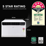 Load image into Gallery viewer, Open Box, Unused LG 1.5 Ton 5 Star DUAL Inverter Window AC Copper, Convertible 4-in-1 Cooling, RW-Q18WUZA, 2023 Model, HD Filter with Anti-Virus Protection, White
