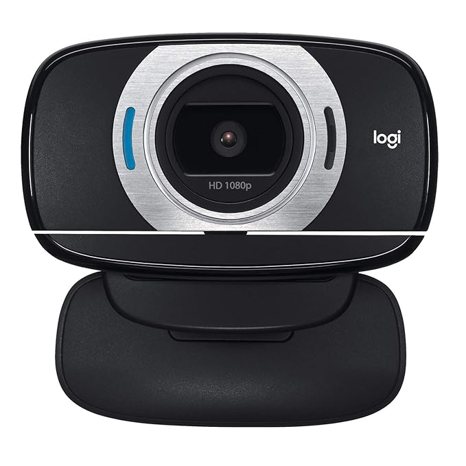 Open Box Unused Logitech C615 Portable Webcam, Full HD 1080p/30fps, Widescreen HD Video Calling