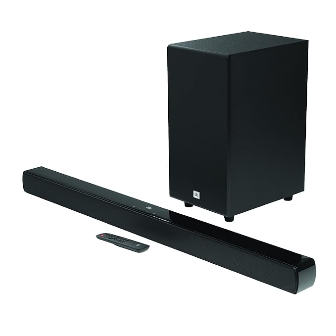 Open Box Unused JBL Cinema SB190 Deep Bass, Dolby Atmos Soundbar with Wireless Subwoofer for Extra Deep Bass, 2.1 Channel