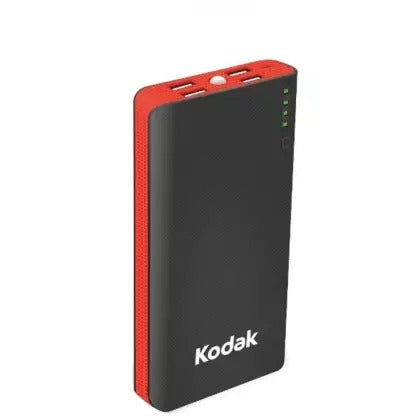 Open Box, Unused Kodak 15000 mAh Power Bank  Red Black Pack of 2