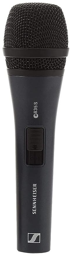 Open Box Unused Sennheiser E835-S Dynamic Cardioid Live Handheld vocal Microphone for Vocalist