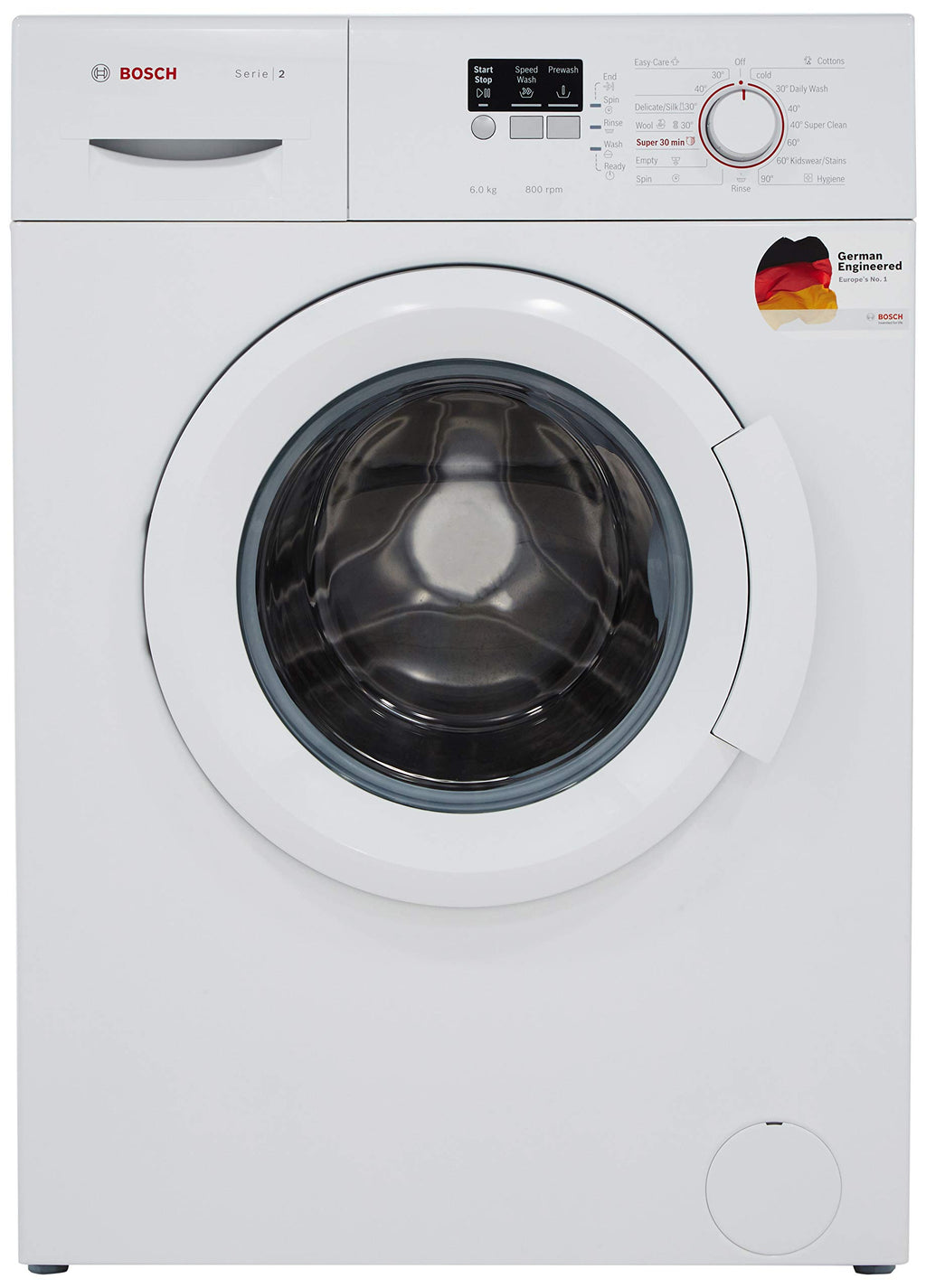 Open Box, Unused Bosch 6 kg Fully Automatic Front Load Washing Machine White WAB16060IN