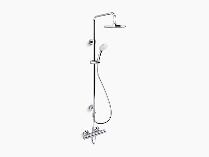 Kohler July Thermostatic Shower Column in Polished Chrome K-45352IN-C9-CP