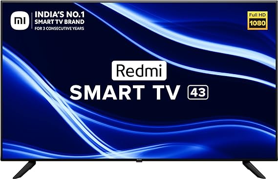 Open Box Unused Redmi 108 cm (43 inches) Android 11 Series Full HD Smart LED TV L43M6-RA/L43M7-RA Black