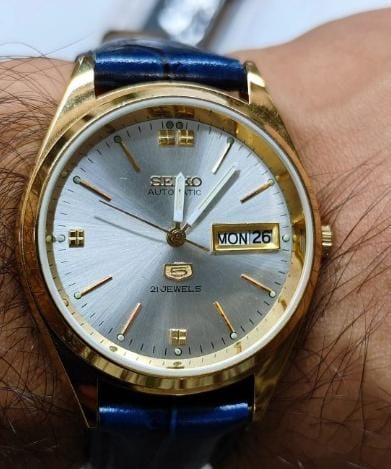 Vintage Seiko 5 Automatic 21 Jewels Code 2.M7