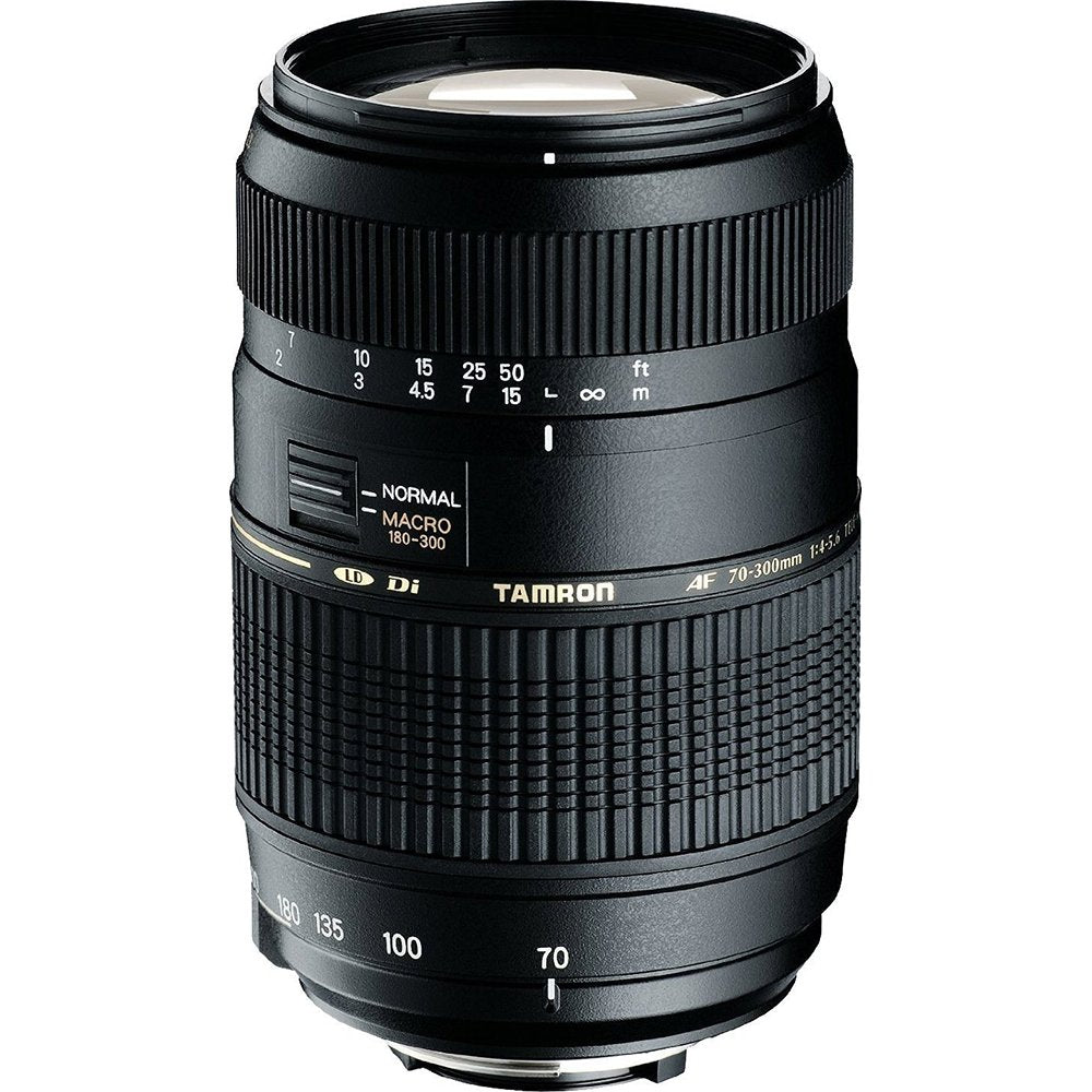 Used Tamron AF 70-300mm F/4.0-5.6 Di LD Macro Telephoto Zoom Lens for Nikon DSLR Camera