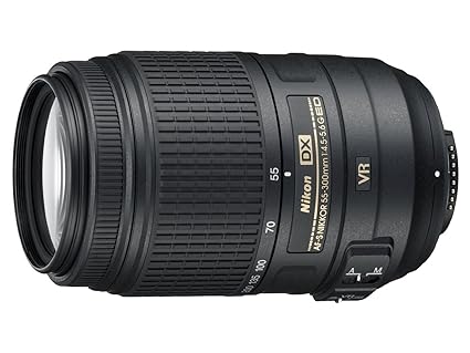 Used Nikon AF-S DX Nikkor 55-300mm F/4.5-5.6G ED VR Telephoto Zoom Lens for Nikon DSLR Camera