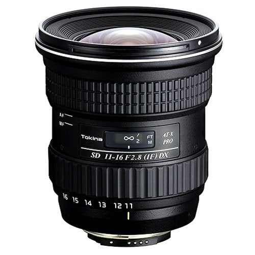 Open Box, Unused Tokina 11-16mm f/2.8 AT-X116 Pro DX Digital Zoom Lens for Canon DSLR Camera