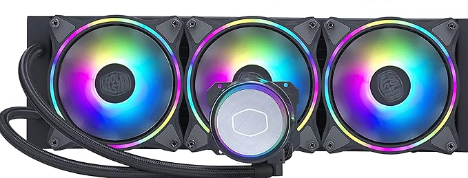 Open Box Unused Cooler Master ML360 Illusion CPU Liquid Cooler Black Support Intel & AMD CPU Socket AM5, AM4, AM3, LGA1700, 1200, 2066