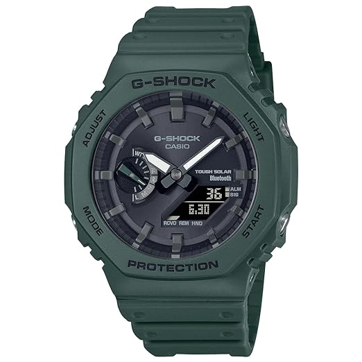 Casio G-Shock Men Black Dial Analog-Digital Watch G1244 GA-B2100-3ADR