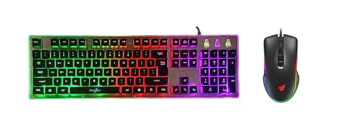 Open Box, Unused Redgear G-20 Gaming Keyboard and Mouse Combo with RGB Backlit Keyboard