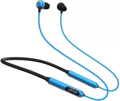 Open Box, Unused PTron Tangent pixel Bluetooth Headset  (Blue, In the Ear)