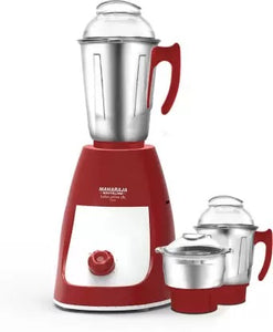 Open Box,Unused Maharaja Whiteline MX-231 Turbo Prime Dlx 750 W Mixer Grinder 3 Jars Red