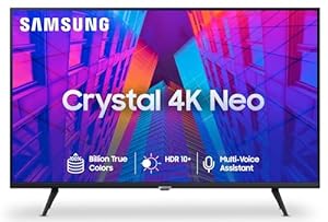 Open Box Unused Samsung 108 cm (43 inches) Crystal 4K Neo Series Ultra HD Smart LED TV UA43AUE65AKXXL