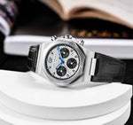 गैलरी व्यूवर में इमेज लोड करें, Pre Owned Girard-Perregaux Laureato Men Watch 81020-11-131-BB6A-G22A
