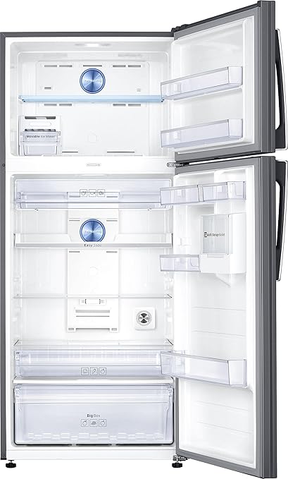 Open Box, Unused Samsung 530 L, 1 Star, Optimal Fresh+, Digital Inverter, Frost Free Double Door Refrigerator RT56C637SSL/TL, Silver