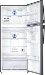 Load image into Gallery viewer, Open Box, Unused Samsung 530 L, 1 Star, Optimal Fresh+, Digital Inverter, Frost Free Double Door Refrigerator RT56C637SSL/TL, Silver
