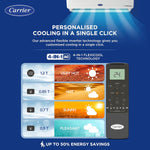 Load image into Gallery viewer, Open Box, Unused Carrier 1 Ton 3 Star AI Flexicool Inverter Split AC Copper, Convertible 4-in-1 Cooling,Dual Filtration with HD &amp; PM 2.5 Filter, Auto Cleanser, 2023 Model,ESTER Exi CAI12ER3R33F0,White
