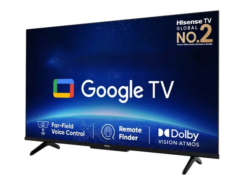 Open Box Unused Hisense A6H 108 cm (43 inch) Ultra HD (4K) LED Smart Google TV with Hands Free Voice Control, Dolby Vision and Atmos 43A6H