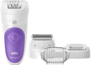 Open Box Unused Braun Silk Epil 5-541 Cordless Epilator Purple White