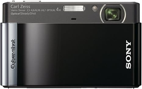 Sony Cyber-shot DSC-T90 12.1MP Digital Camera with 4x Optical Zoom and Super Steady Shot Image Stabilization Black