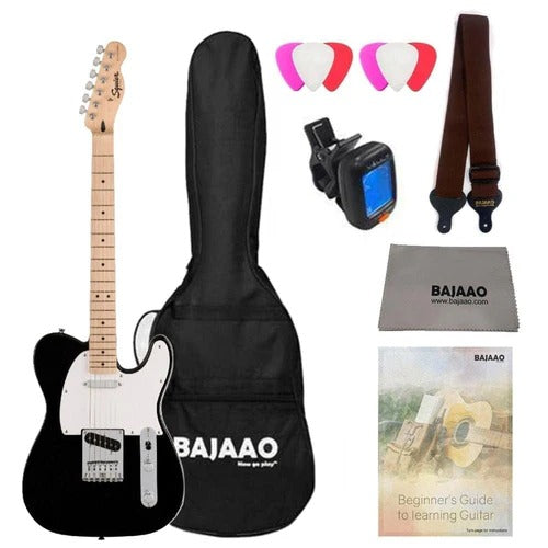 Fender Squier Sonic Telecaster Electric Guitar With Gigbag, Polishing Cloth Picks Strap Tuner & Ebook