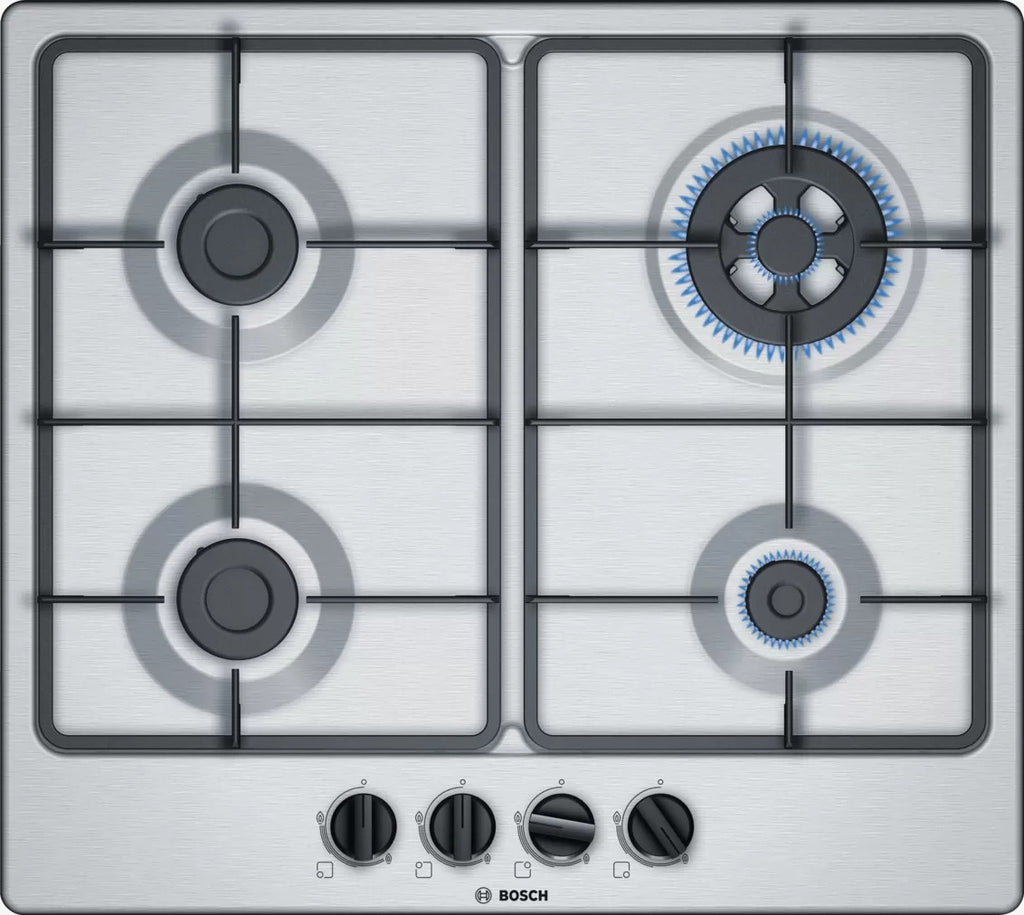 Bosch Series 4 Gas Hob 60 Cm Stainless Steel PGH6B5B60I