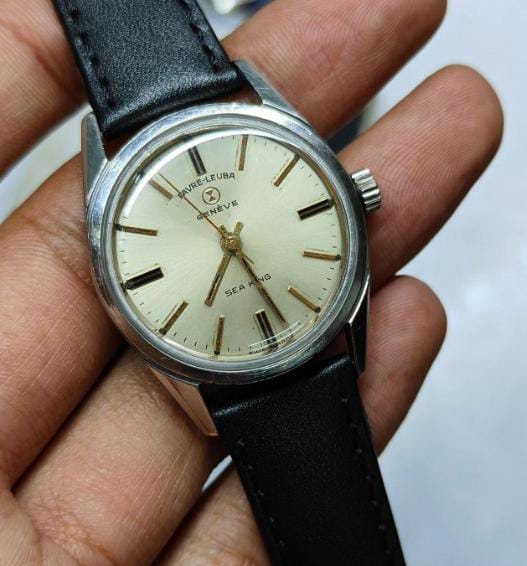 Vintage Favre-Leuba Geneve Sea King Watch 61093 TF
