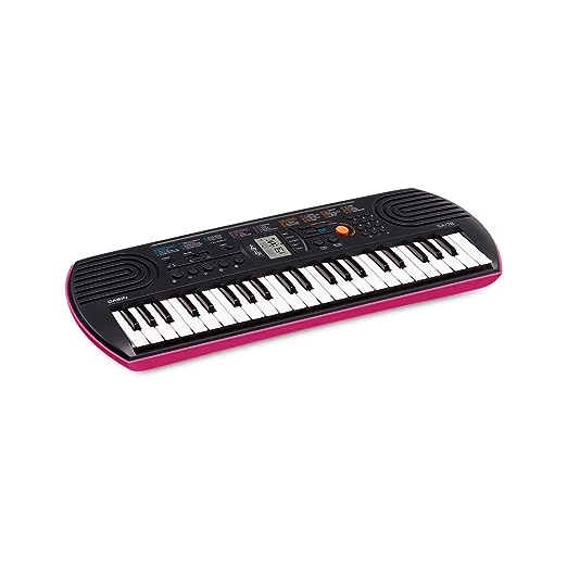 Casio Others SA-78 44 Mini Keys Mini Keyboard, Black Without Geometry Box