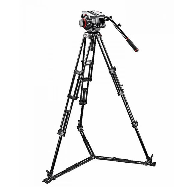 Manfrotto 509HD,545GBK 509 Fluid Video Head & 545gb Alu Twin Leg Tripod