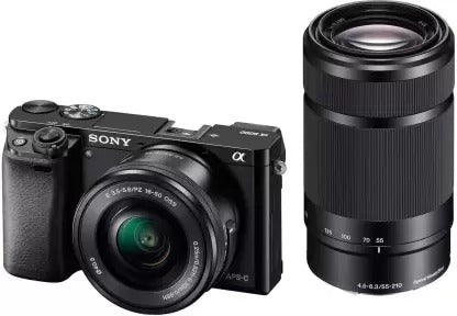 Used Sony A6000 With 16-50mm and 55-210 mm Zoom Featuring Eye AF