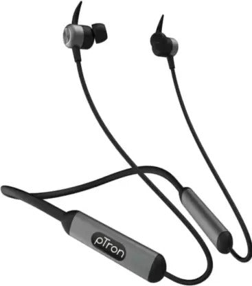 Open Box, Unused PTron Tangent-plus-V2 Neckband Black,grey Bluetooth Headset  (Black,Grey, In the Ear)