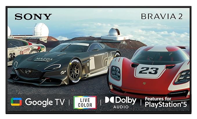 Open Box Unused Sony 139 cm 55 inches BRAVIA 2 4K Ultra HD Smart LED Google TV K-55S25B Black