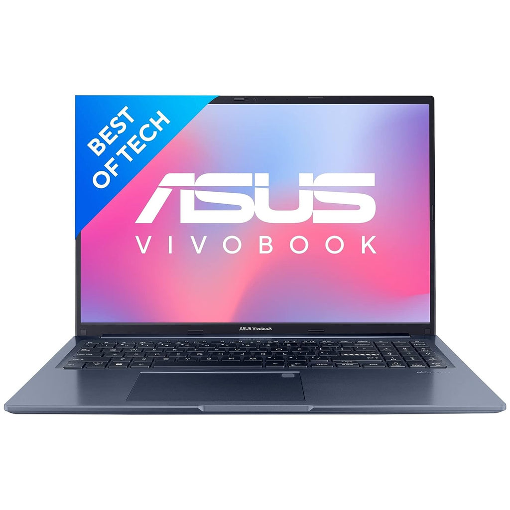 Open Box, Unused Asus Vivobook 16X (2022), 16-inch (40.64 cms) WUXGA, AMD Ryzen 5 5600H, Thin and Light Laptop 8GB/512GB SSD/Integrated Graphics/Windows 11/Office 2021/Quiet Blue/1.8 kg M1603QA-MB502WS