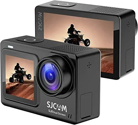प्रयुक्त Sjcam SJ8 डुअल स्क्रीन 4K/30fps स्पोर्ट्स एक्शन कैमरा